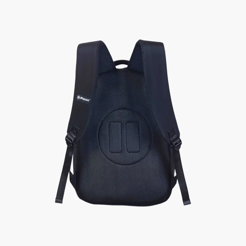بوز Printed Backpack with Adjustable Straps and Zip Closure - 6x12x21 cms